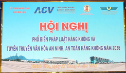 Cảng hàng không quốc tế Cam Ranh đưa văn hóa an toàn hàng không đến gần người dân xã Cam Lâm, tỉnh Khánh Hòa