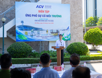 Cảng HKQT Đà Nẵng diễn tập ứng phó sự cố môi trường cấp cơ sở năm 2026